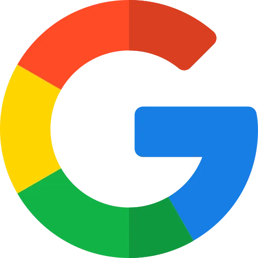 Google's multicolored capital letter G logo in red, yellow, green, and blue.