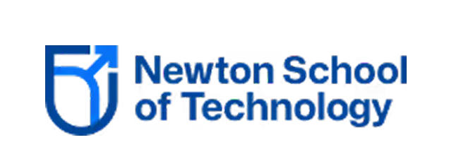 Newton School of Technology logo with stylized shield and initials NS