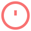 Red circle with an exclamation mark inside indicating an alert or warning.