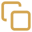 Icon showing two overlapping squares, symbolizing copy or duplicate action.